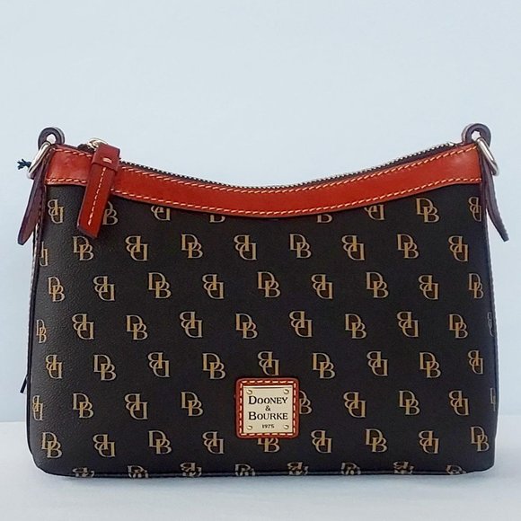 Dooney & Bourke Small Gretta Crossbody Shoulder Bag/Purse Adjustable Strap Brown - Picture 1 of 14